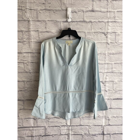 Cloth & Stone Anthropologie Women’s Casual Boho Earthy Aria Henley Size Small - Picture 1 of 8